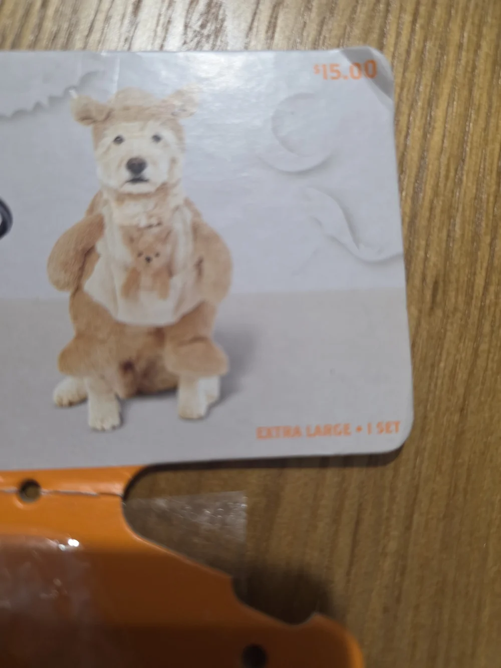 Kangaroo Dog Costume Extra Large XL Target Halloween Open Box